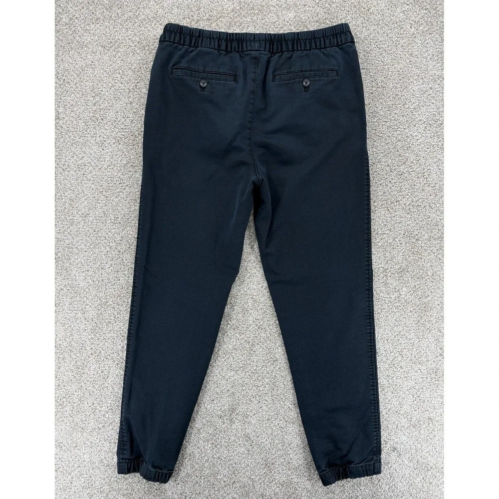 Banana Republic The Travel Jogger Men's M Tall 32x29 Black‎ Heavy Cotton Stretch